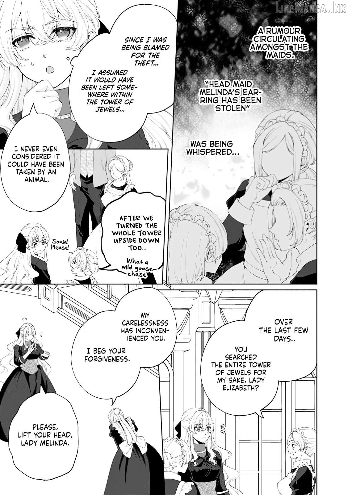 Akuyaku Reijo no Nariagari Ringoku de Hoseki no Seijo to Yobareru Made Chapter 10 page 3
