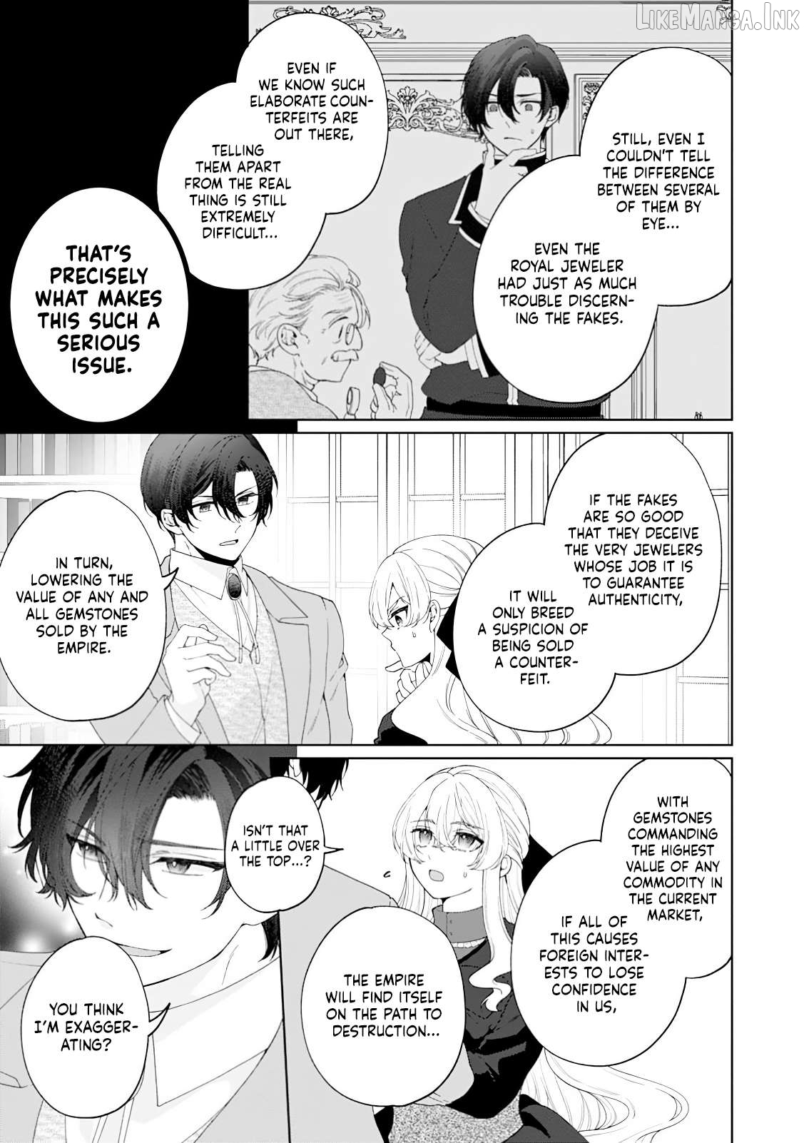 Akuyaku Reijo no Nariagari Ringoku de Hoseki no Seijo to Yobareru Made Chapter 10 page 15