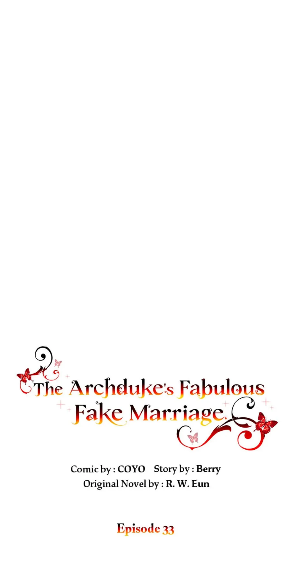 The Archduke's Fabulous Fake Marriage Chapter 33 page 1