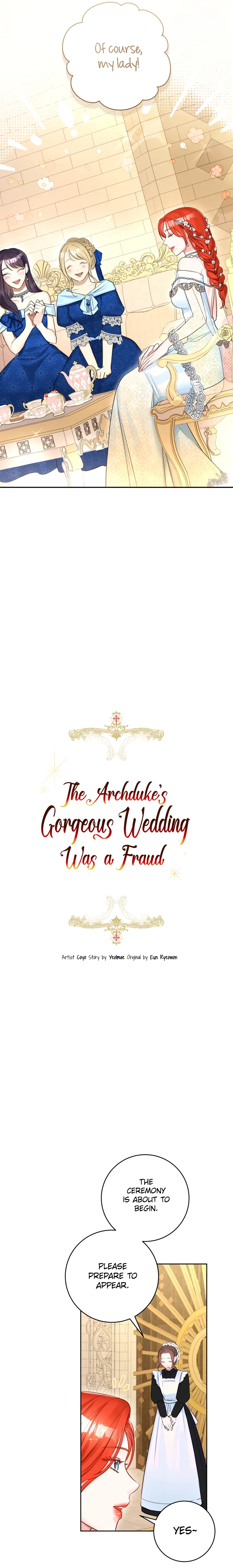 The Archduke's Gorgeous Wedding Was a Fraud Chapter 39 page 9