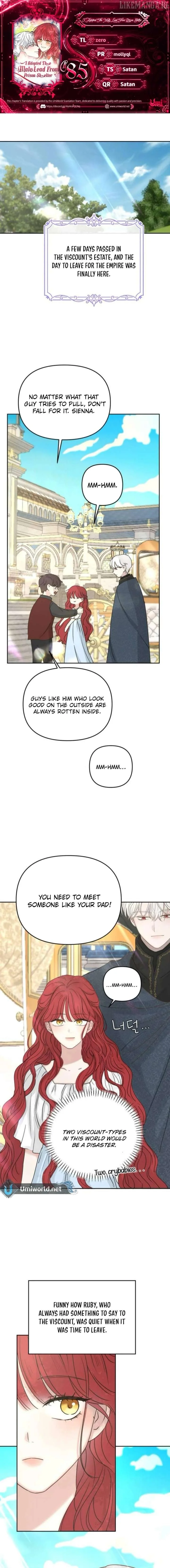 I Adopted a Male Lead From a Prison Shelter Chapter 85 page 1