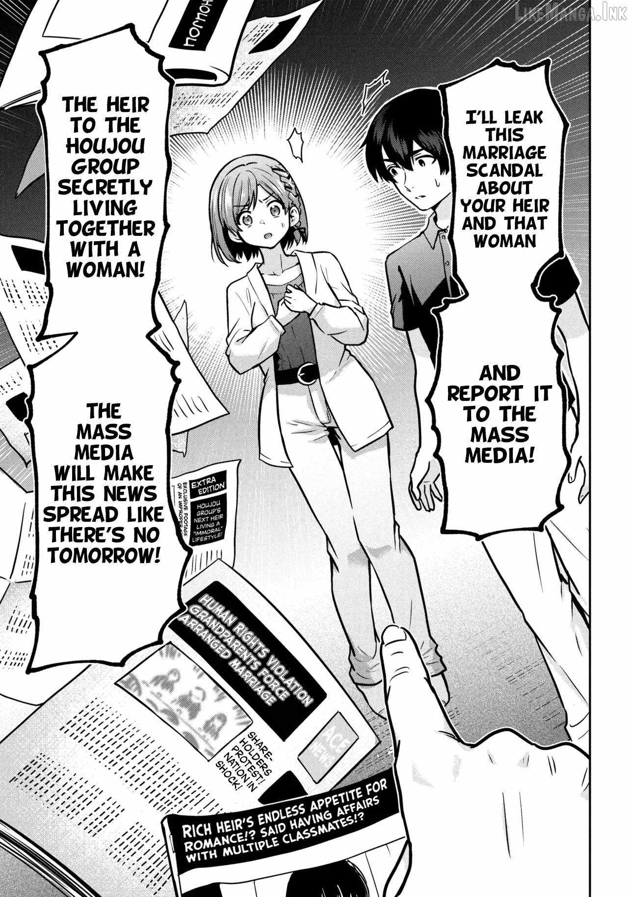 Class no Daikirai na Joshi to Kekkon Suru Koto ni Natta Chapter 49.2 page 15