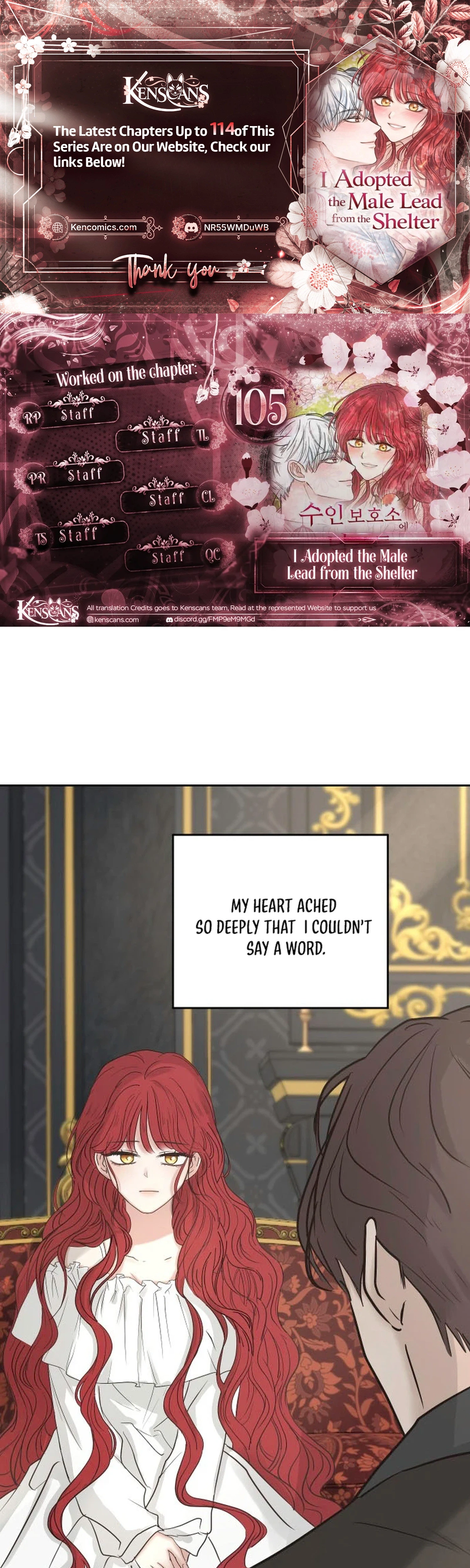 I Adopted a Male Lead From a Prison Shelter Chapter 105 page 1