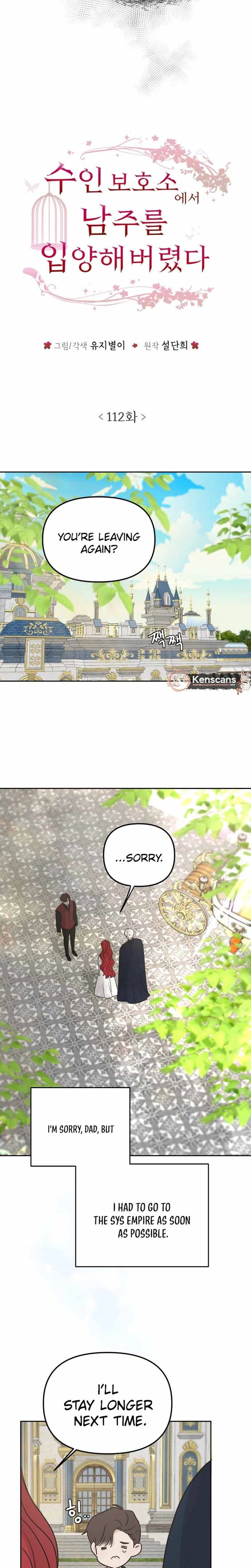 I Adopted a Male Lead From a Prison Shelter Chapter 112 page 10