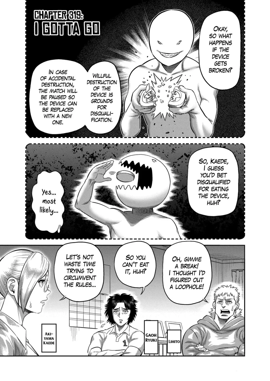 Kengan Omega Chapter 319 page 1