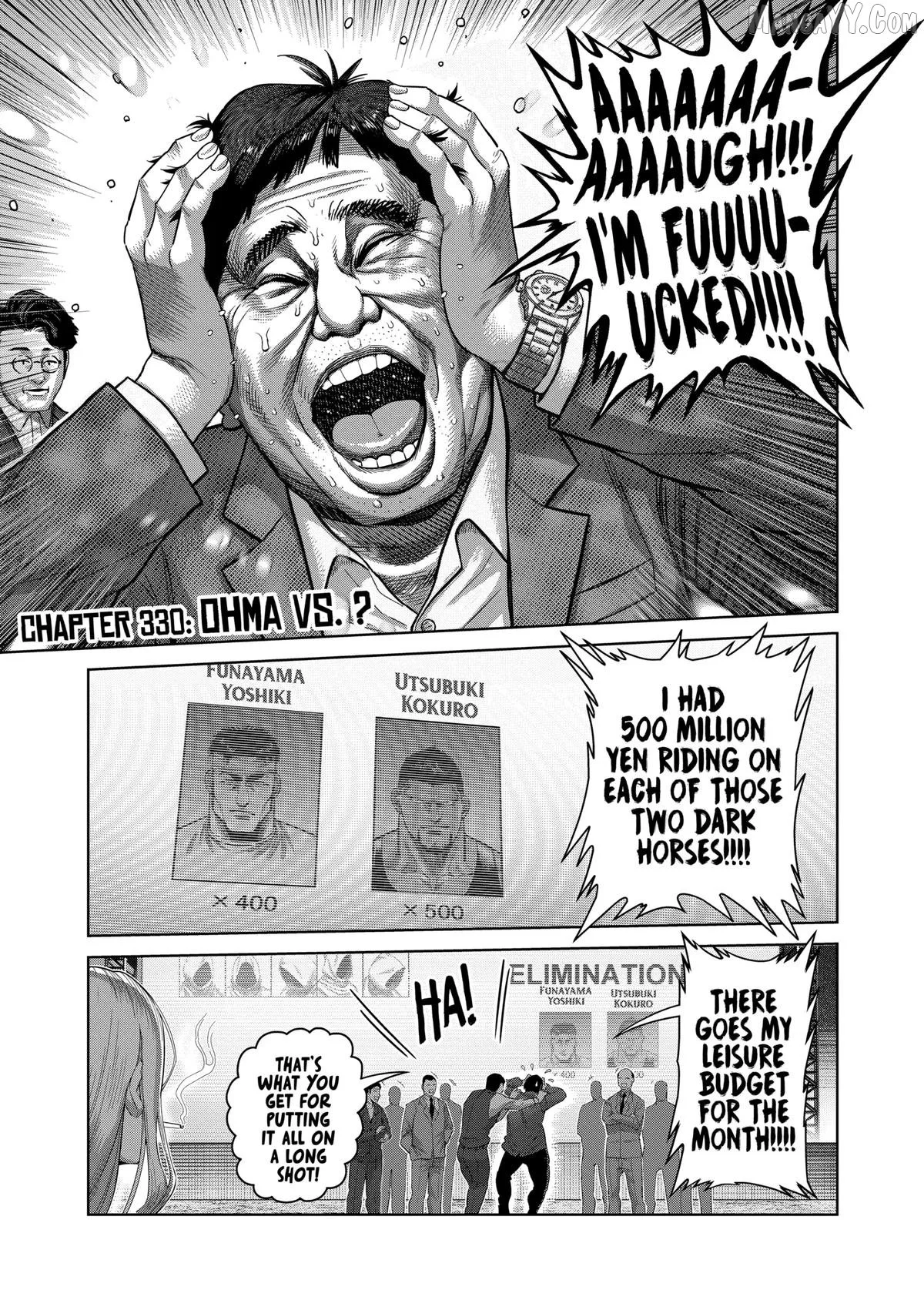 Kengan Omega Chapter 330 page 1