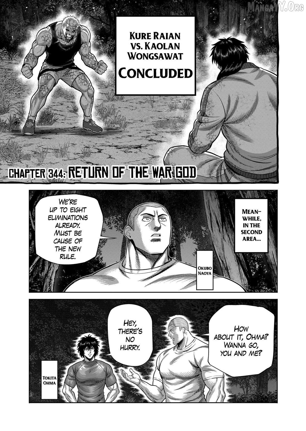 Kengan Omega Chapter 344 page 1