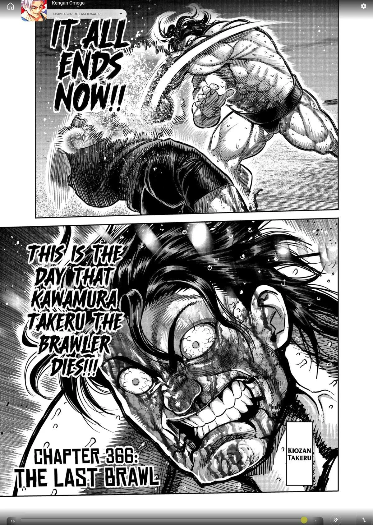 Kengan Omega Chapter 366 page 1