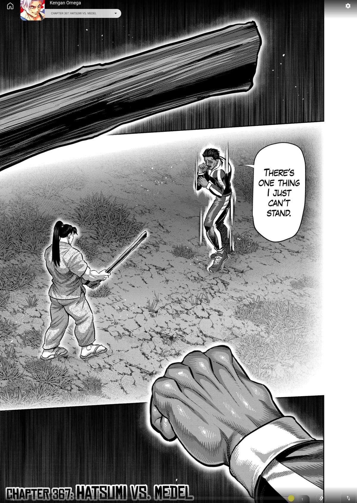 Kengan Omega Chapter 367 page 1