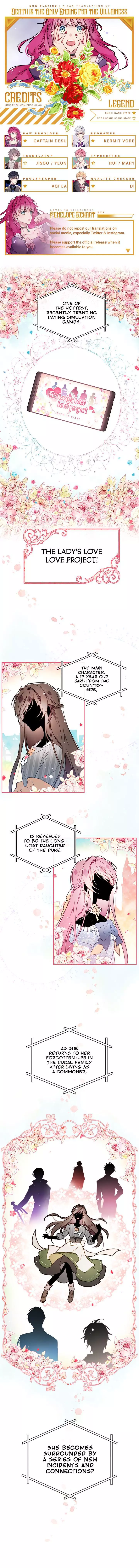 Death Is The Only Ending For The Villainess Chapter 0 page 2