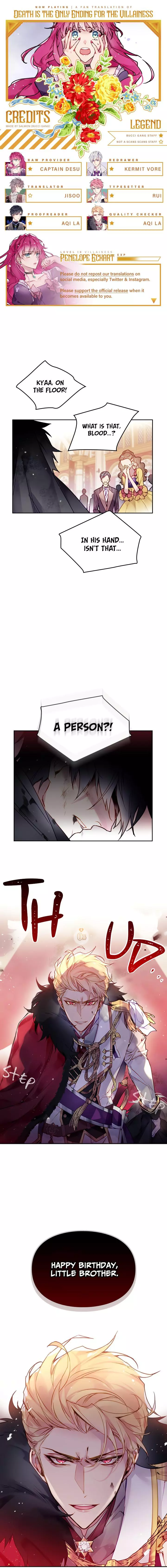Death Is The Only Ending For The Villainess Chapter 14 page 1