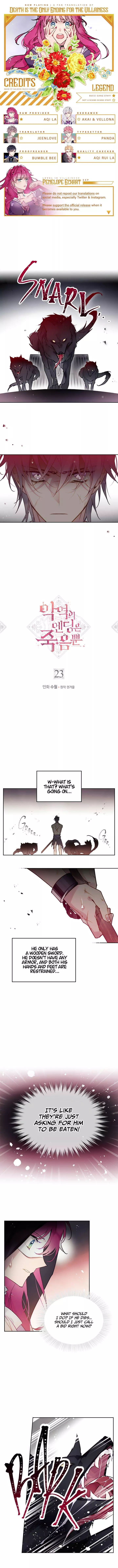 Death Is The Only Ending For The Villainess Chapter 23 page 1