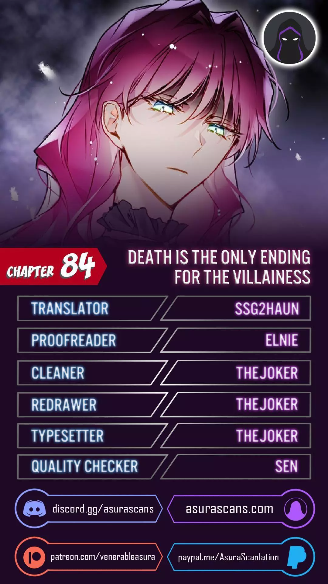 Death Is The Only Ending For The Villainess Chapter 84 page 1