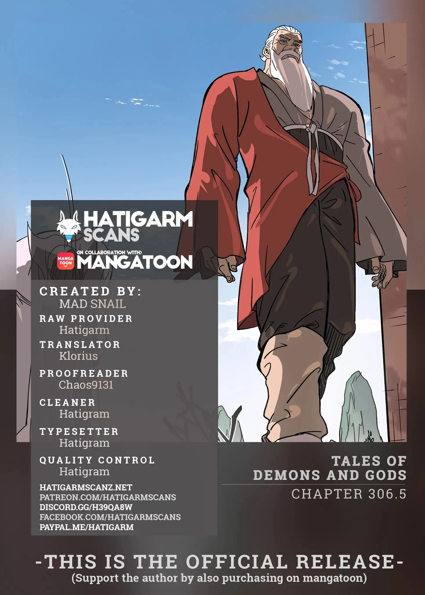 Tales of Demons and Gods Chapter 306.5 page 1