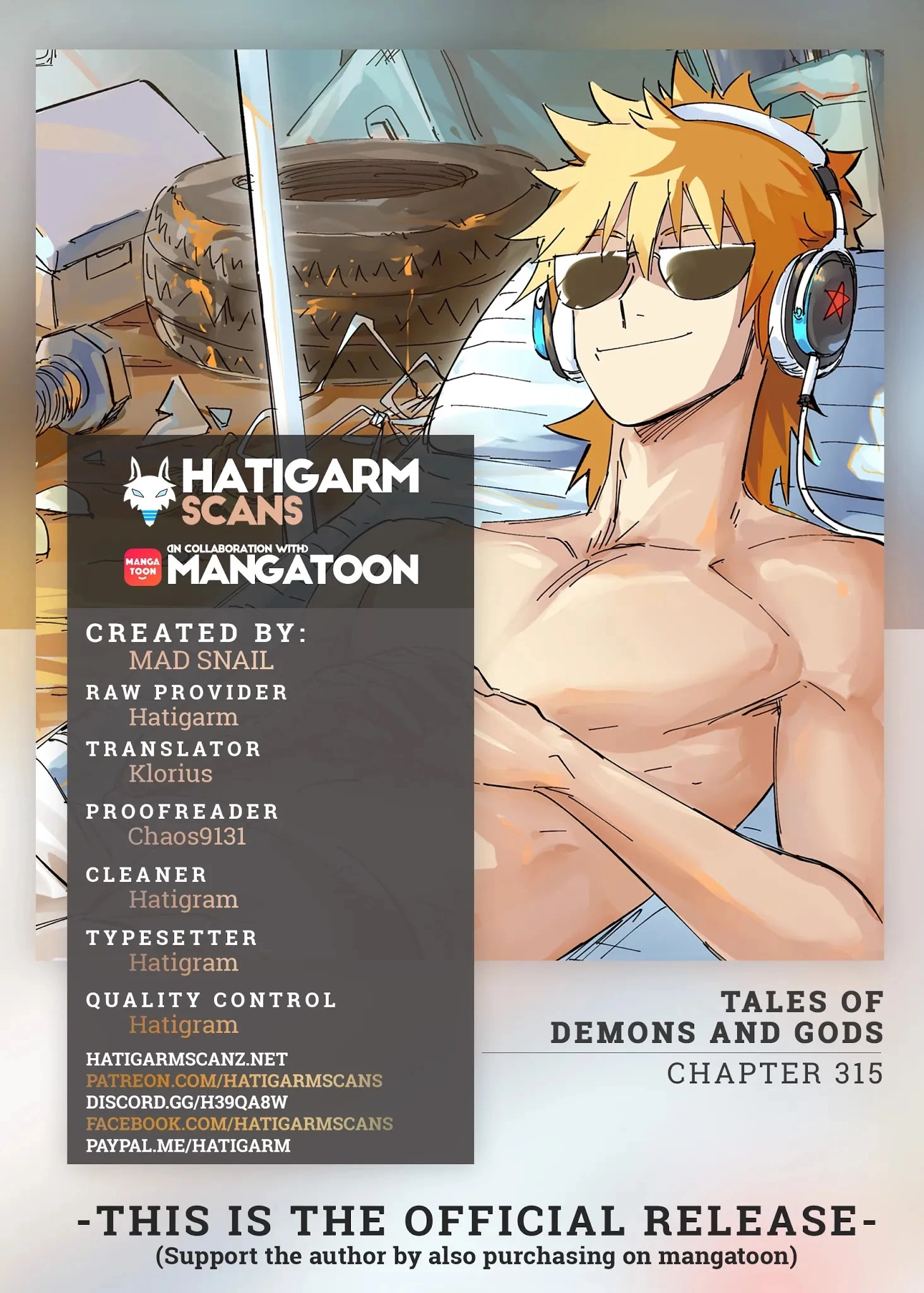 Tales of Demons and Gods Chapter 315 page 1