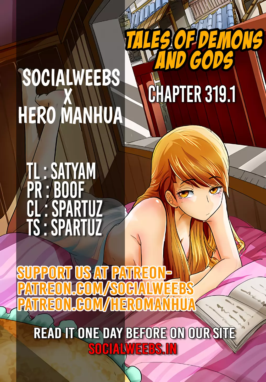 Tales of Demons and Gods Chapter 319.1 page 1