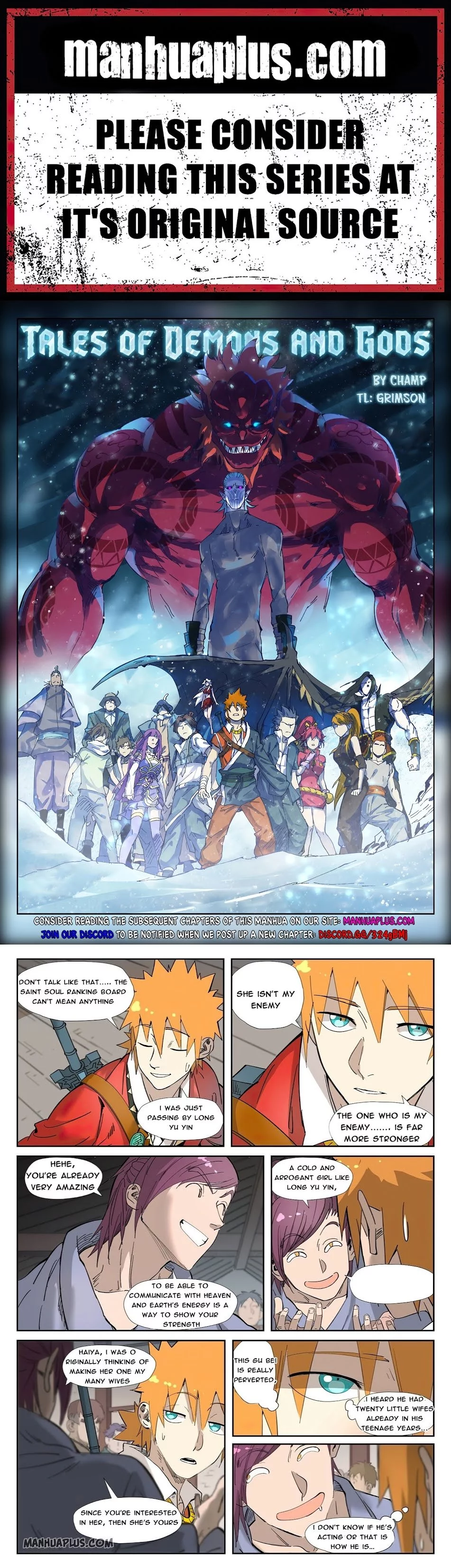 Tales of Demons and Gods Chapter 319.5 page 1
