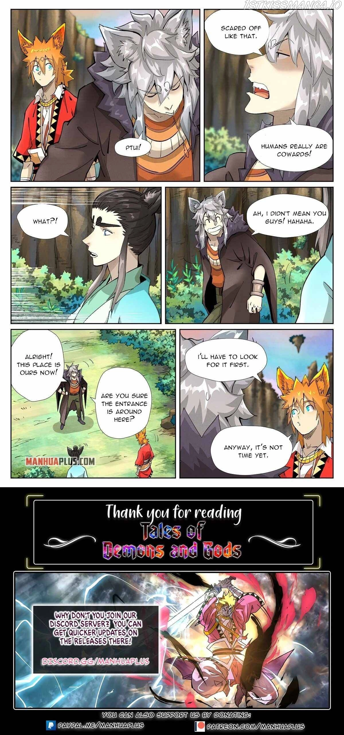 Tales of Demons and Gods Chapter 388.5 page 10