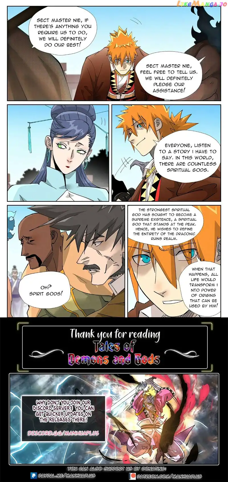 Tales of Demons and Gods Chapter 448.6 page 9
