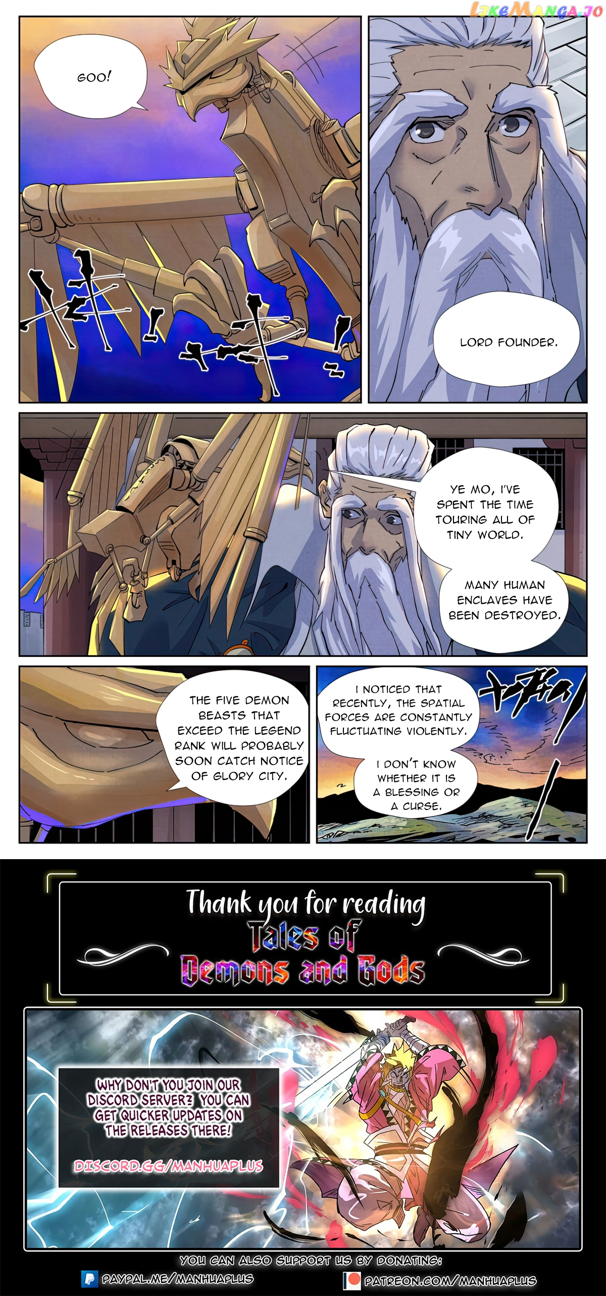 Tales of Demons and Gods Chapter 449.6 page 9