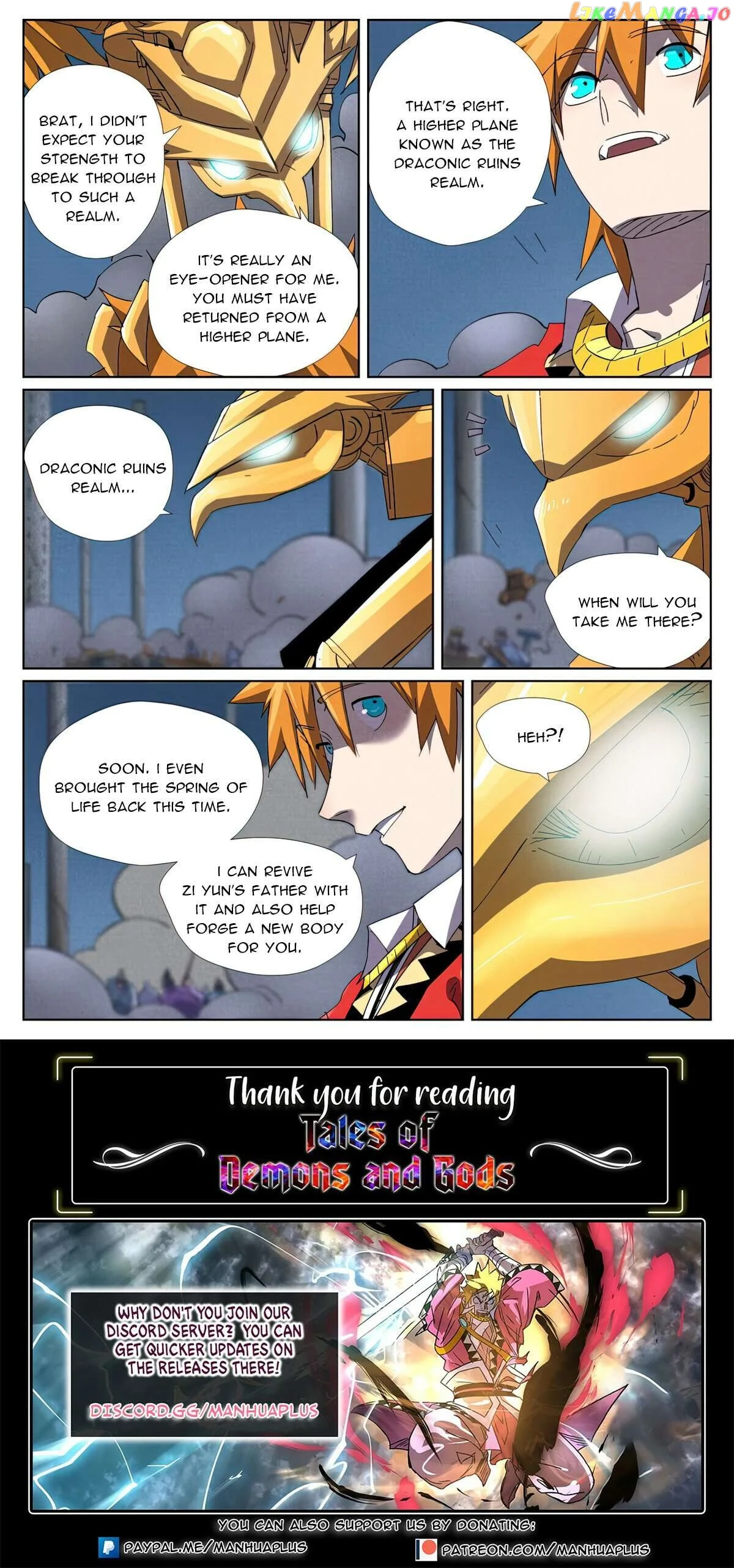 Tales of Demons and Gods Chapter 453.1 page 10