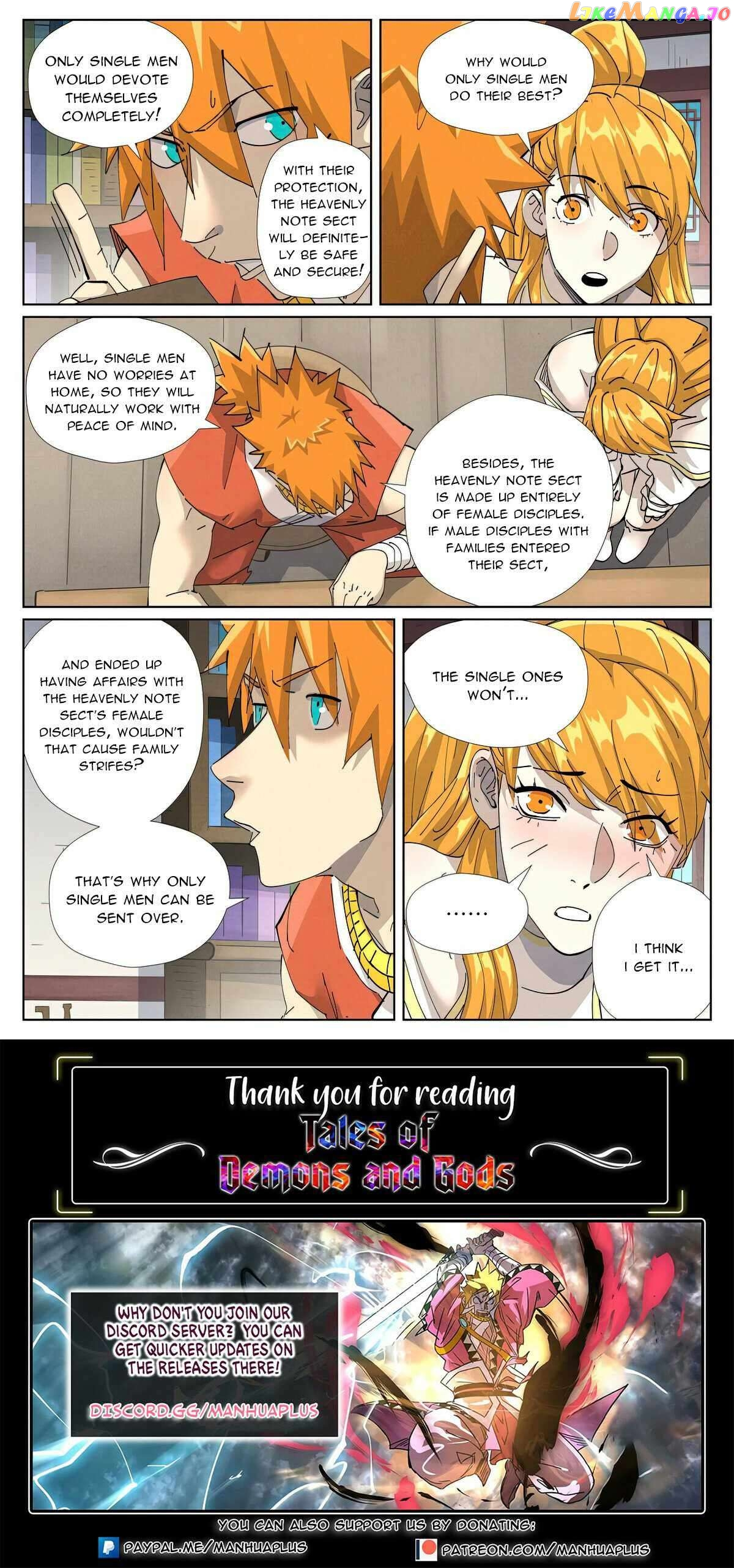 Tales of Demons and Gods Chapter 443.5 page 10
