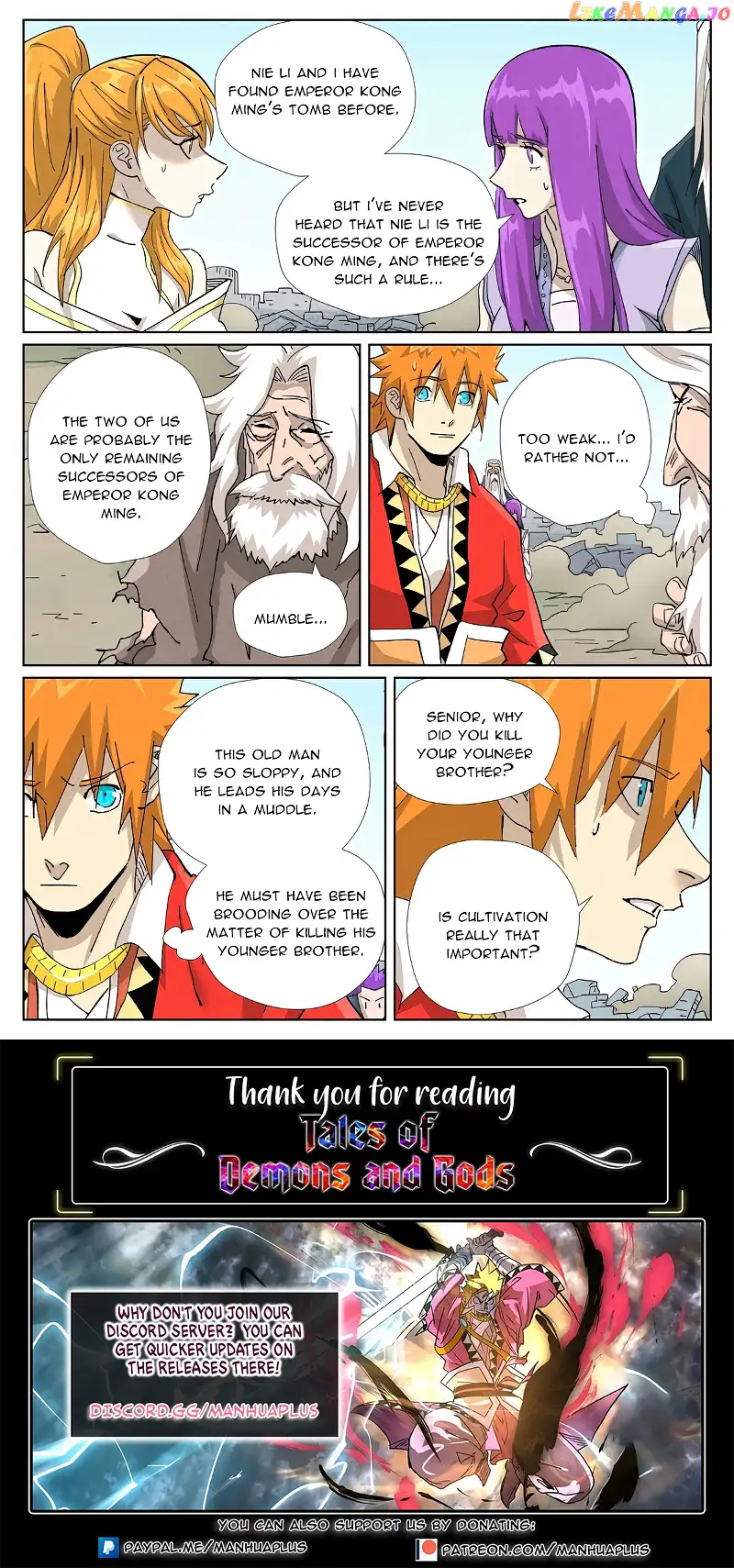 Tales of Demons and Gods Chapter 457.6 page 9