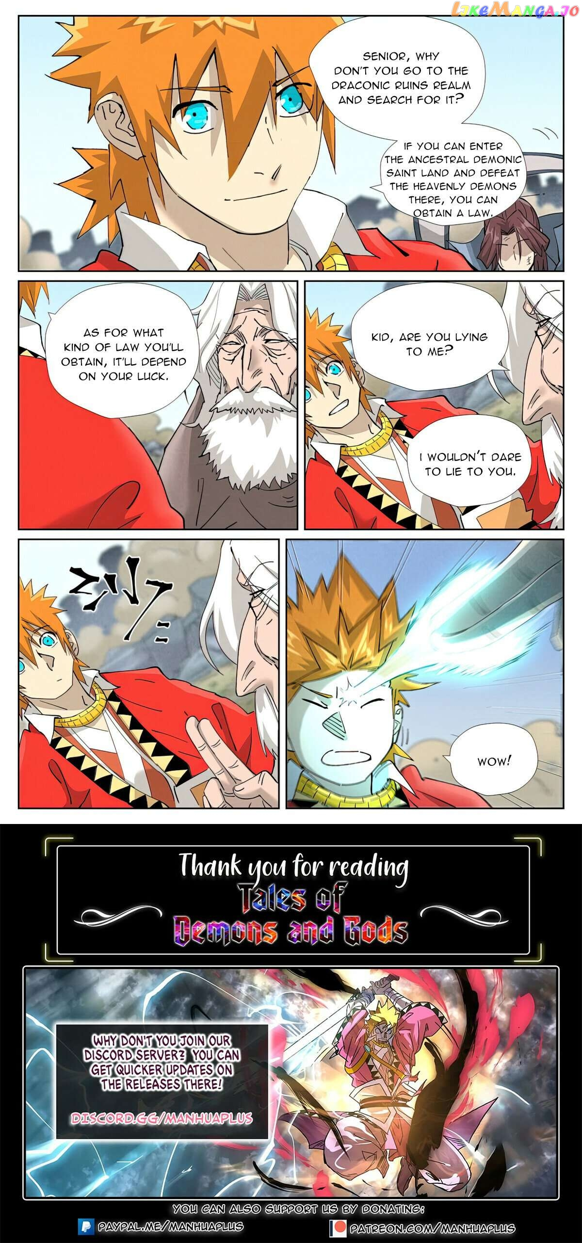 Tales of Demons and Gods Chapter 458.1 page 9