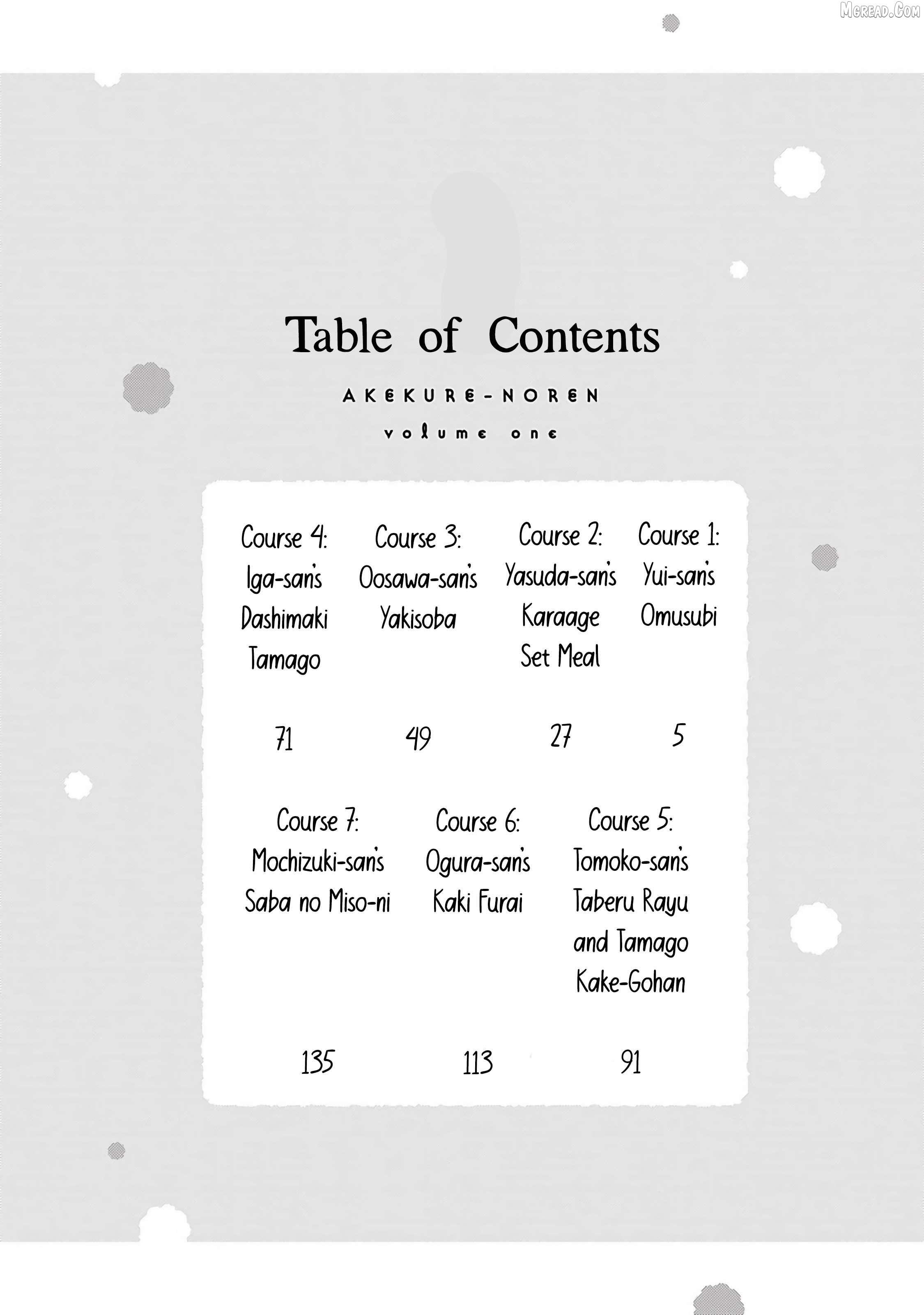 Akekure Noren - Kyou mo Dare ka no Tame no Shokudou Monogatari Chapter 1 page 5