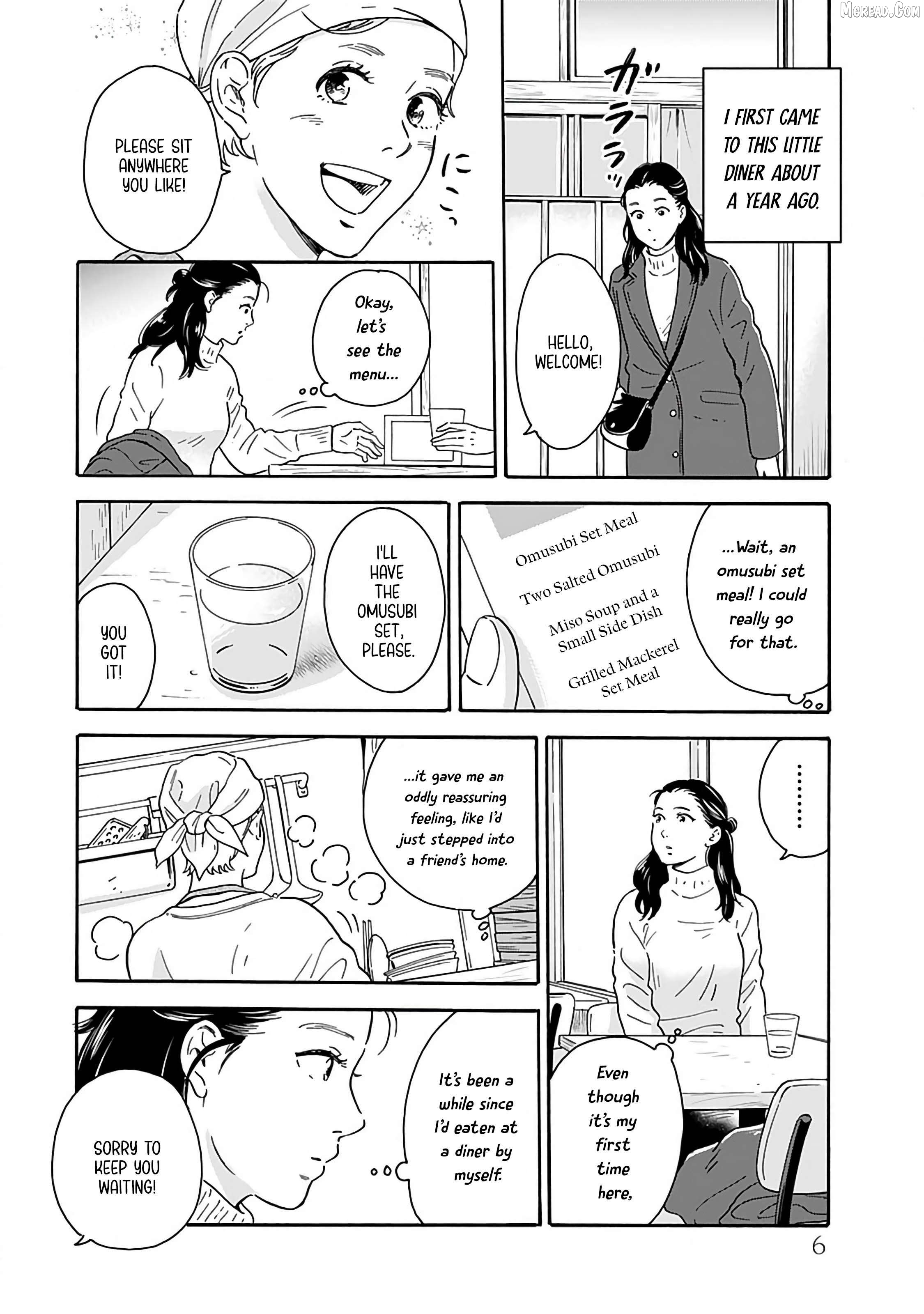 Akekure Noren - Kyou mo Dare ka no Tame no Shokudou Monogatari Chapter 1 page 7