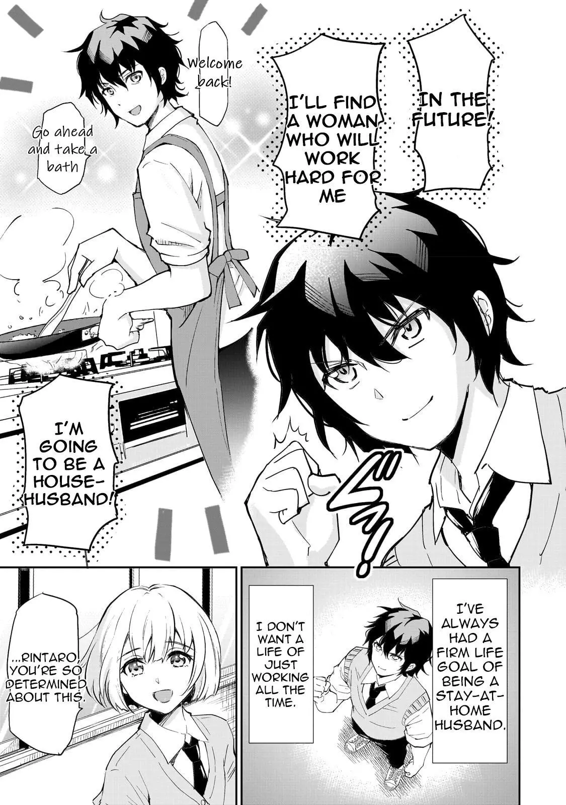 Isshou Hatarakitakunai Ore ga Classmate no Daininki Idol ni Natsukaretara Chapter 1 page 10