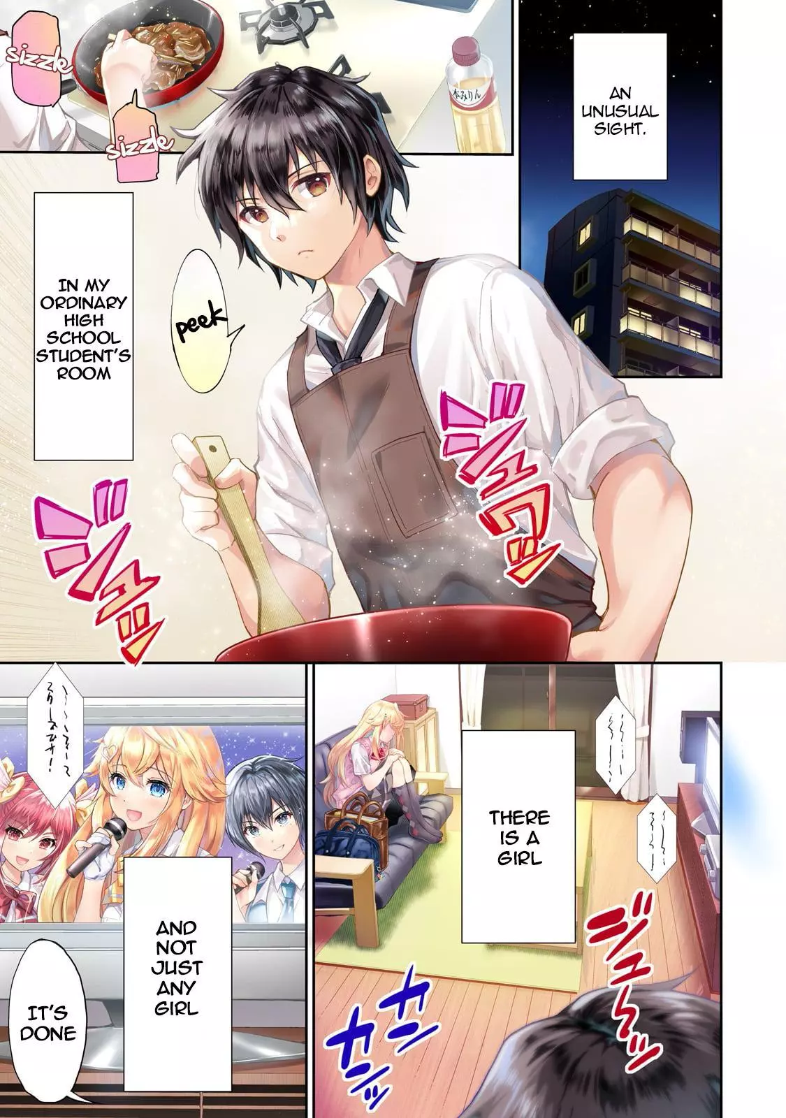 Isshou Hatarakitakunai Ore ga Classmate no Daininki Idol ni Natsukaretara Chapter 1 page 1