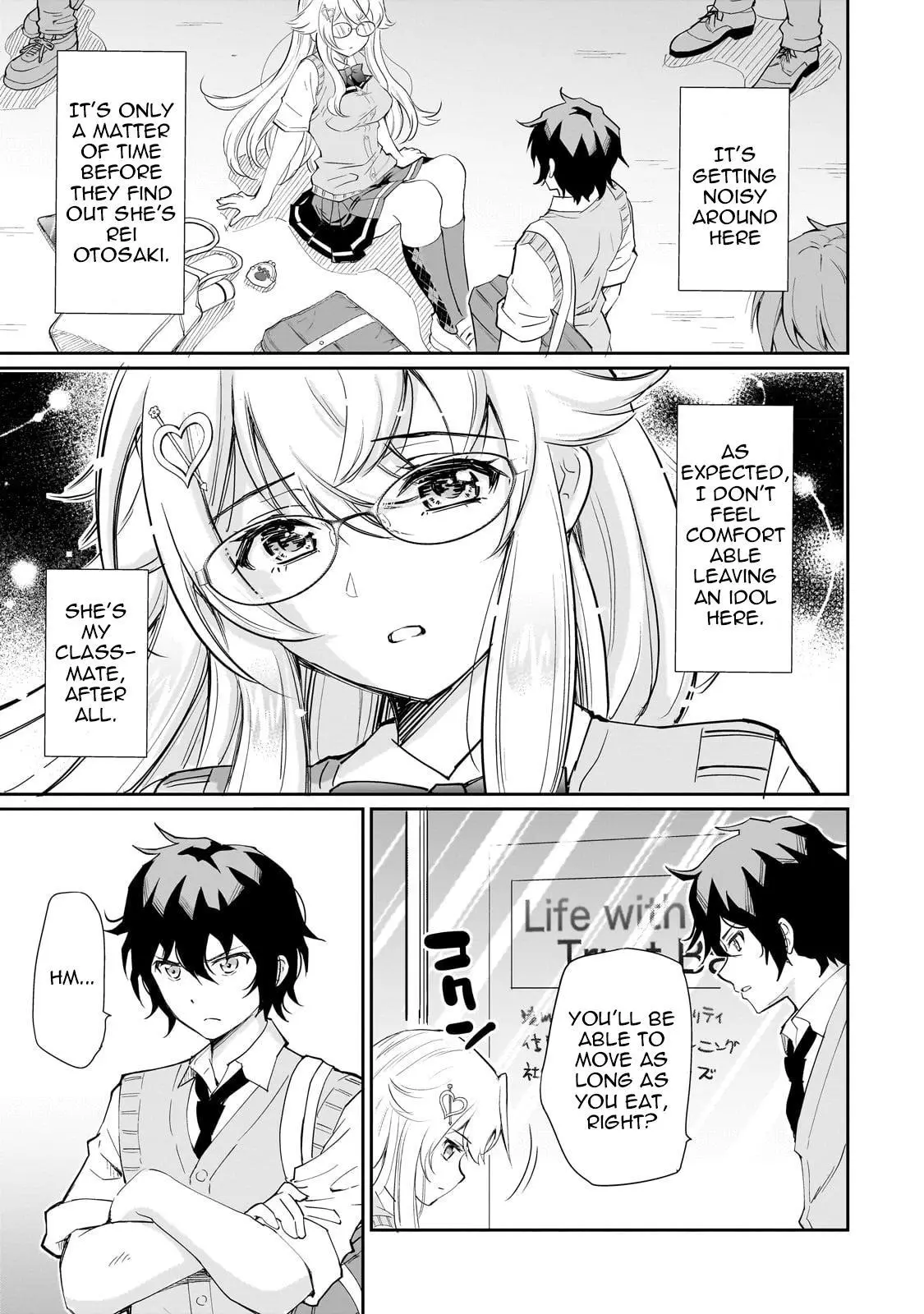Isshou Hatarakitakunai Ore ga Classmate no Daininki Idol ni Natsukaretara Chapter 2 page 3