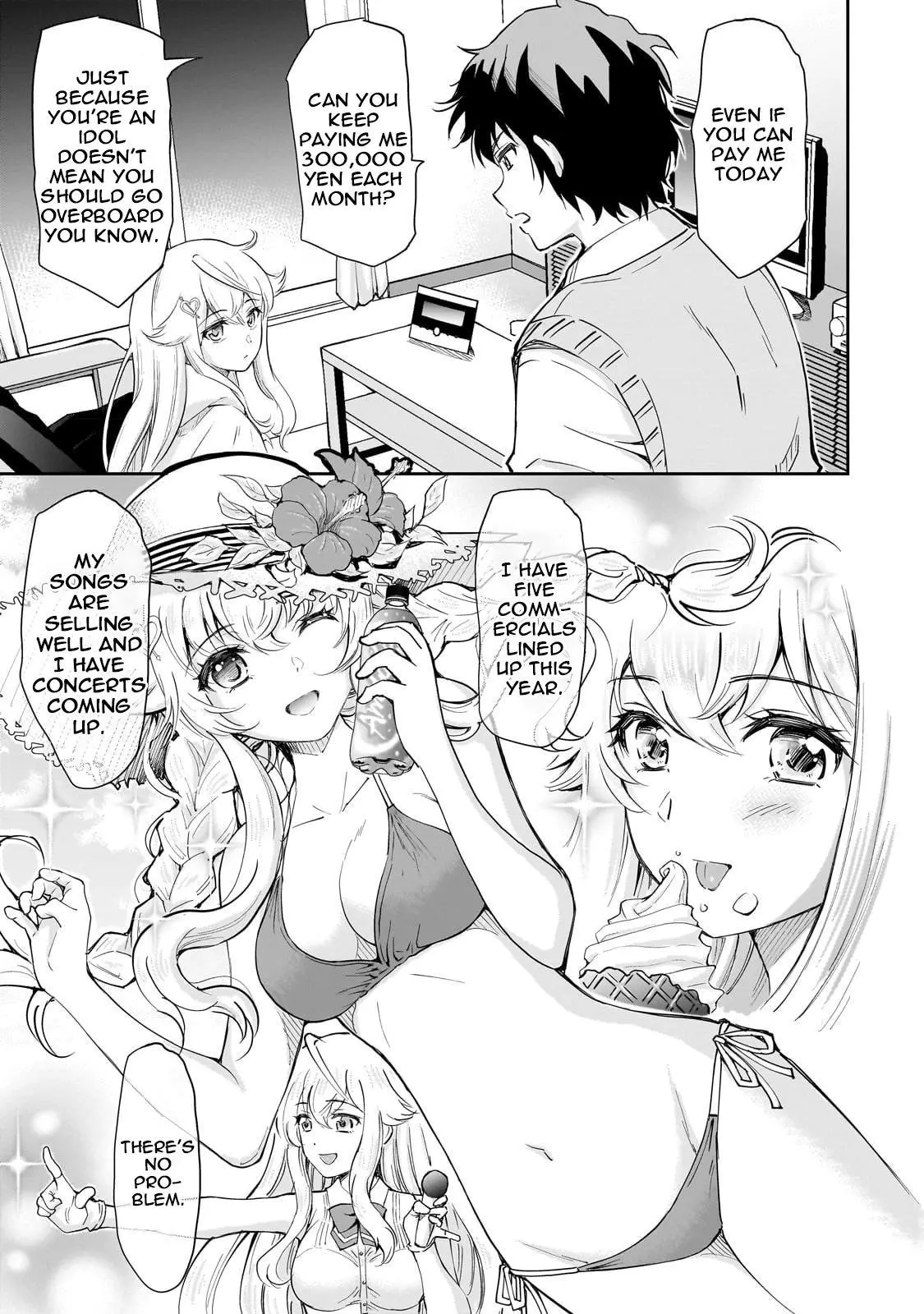 Isshou Hatarakitakunai Ore ga Classmate no Daininki Idol ni Natsukaretara Chapter 3 page 19