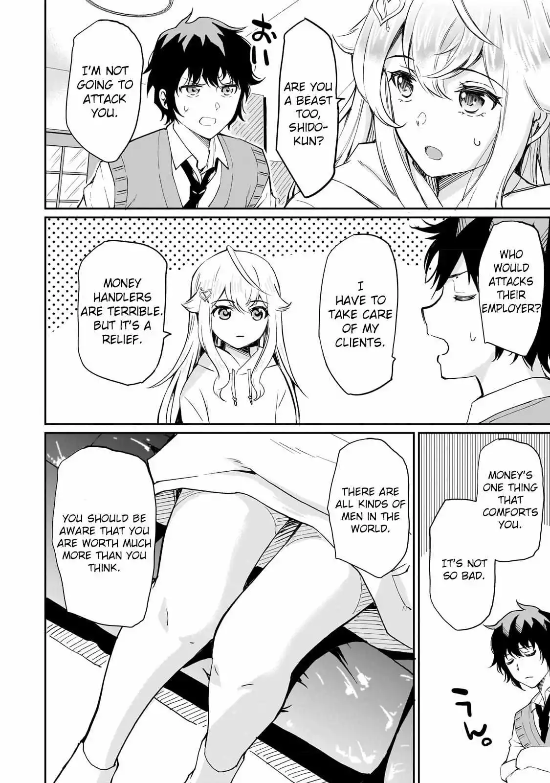 Isshou Hatarakitakunai Ore ga Classmate no Daininki Idol ni Natsukaretara Chapter 4.2 page 4