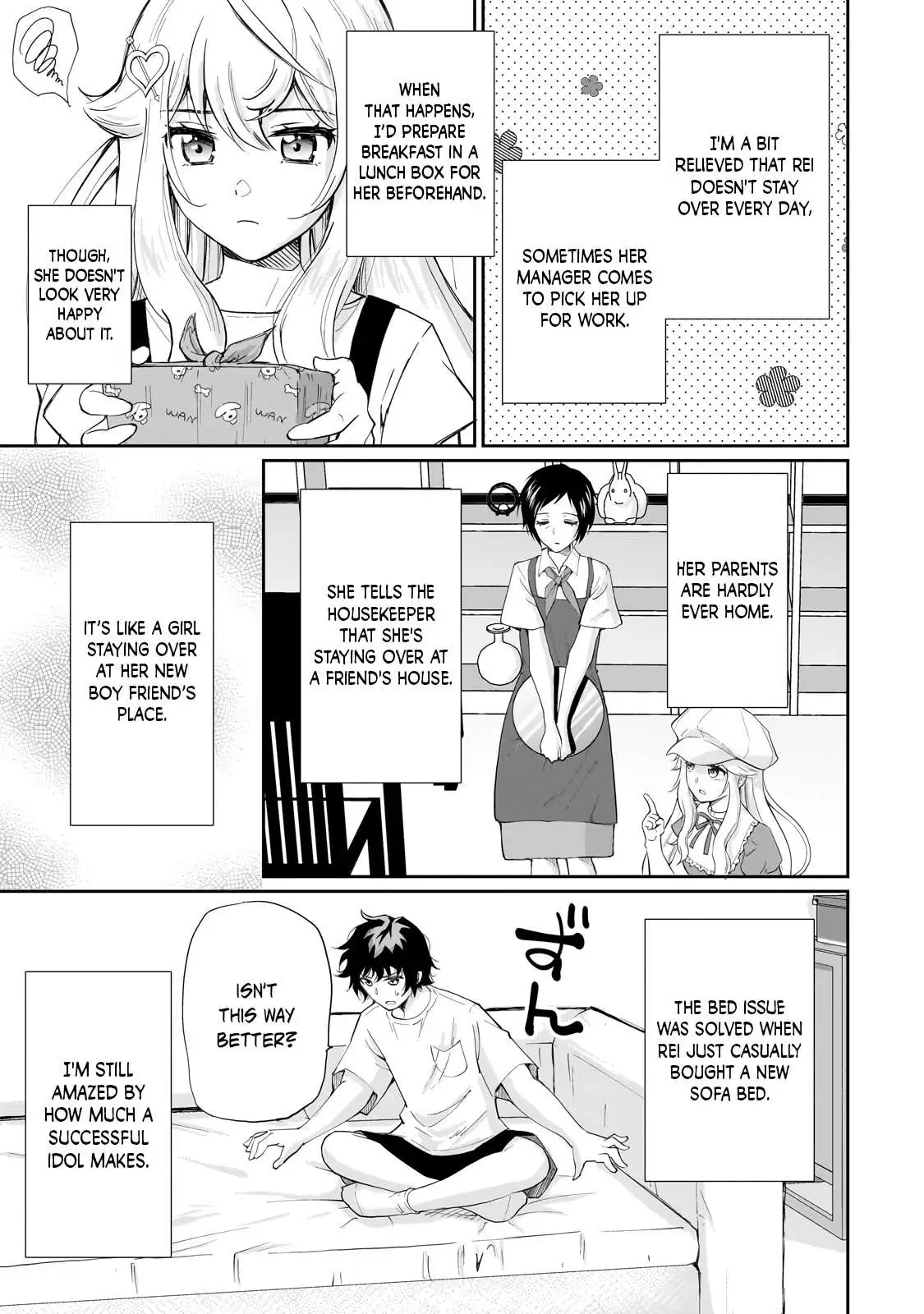 Isshou Hatarakitakunai Ore ga Classmate no Daininki Idol ni Natsukaretara Chapter 6 page 7