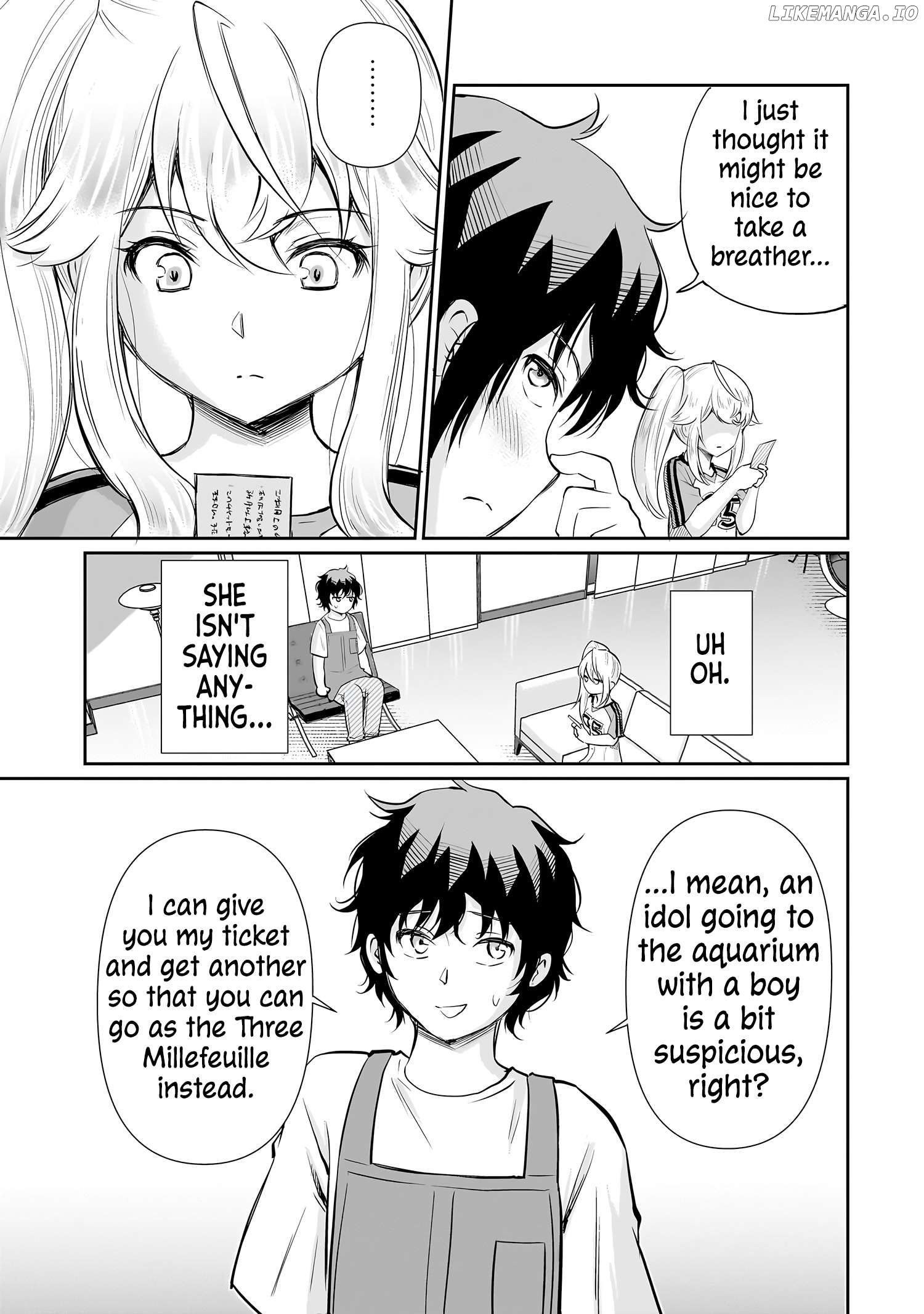 Isshou Hatarakitakunai Ore ga Classmate no Daininki Idol ni Natsukaretara Chapter 17 page 24