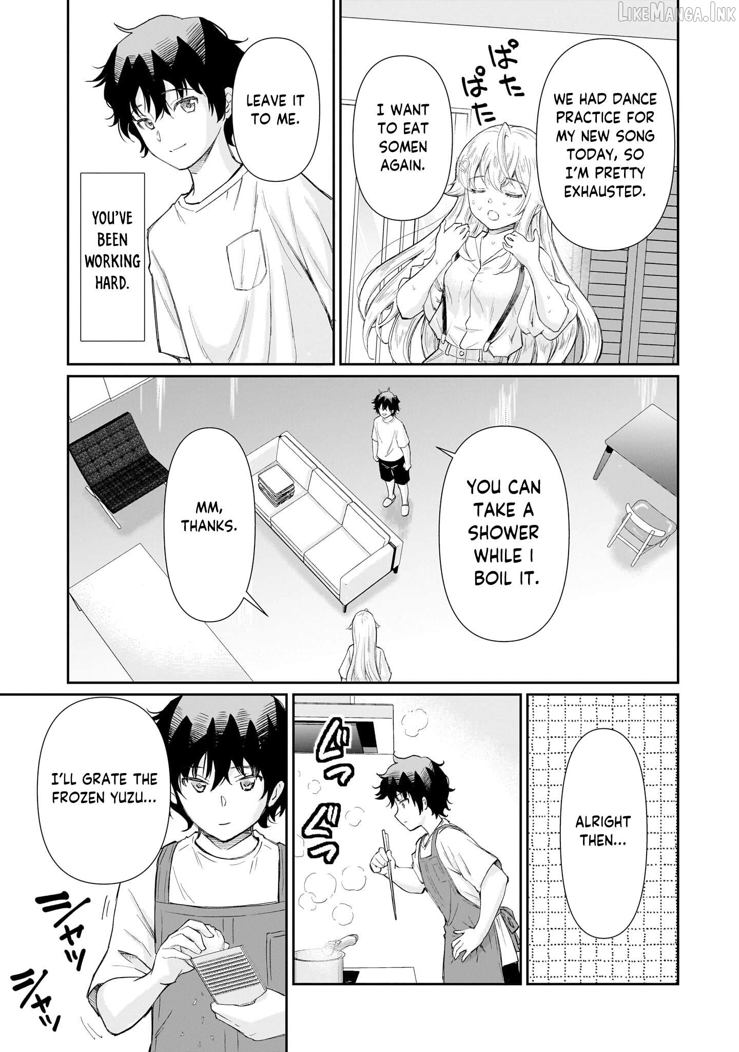 Isshou Hatarakitakunai Ore ga Classmate no Daininki Idol ni Natsukaretara Chapter 34 page 20
