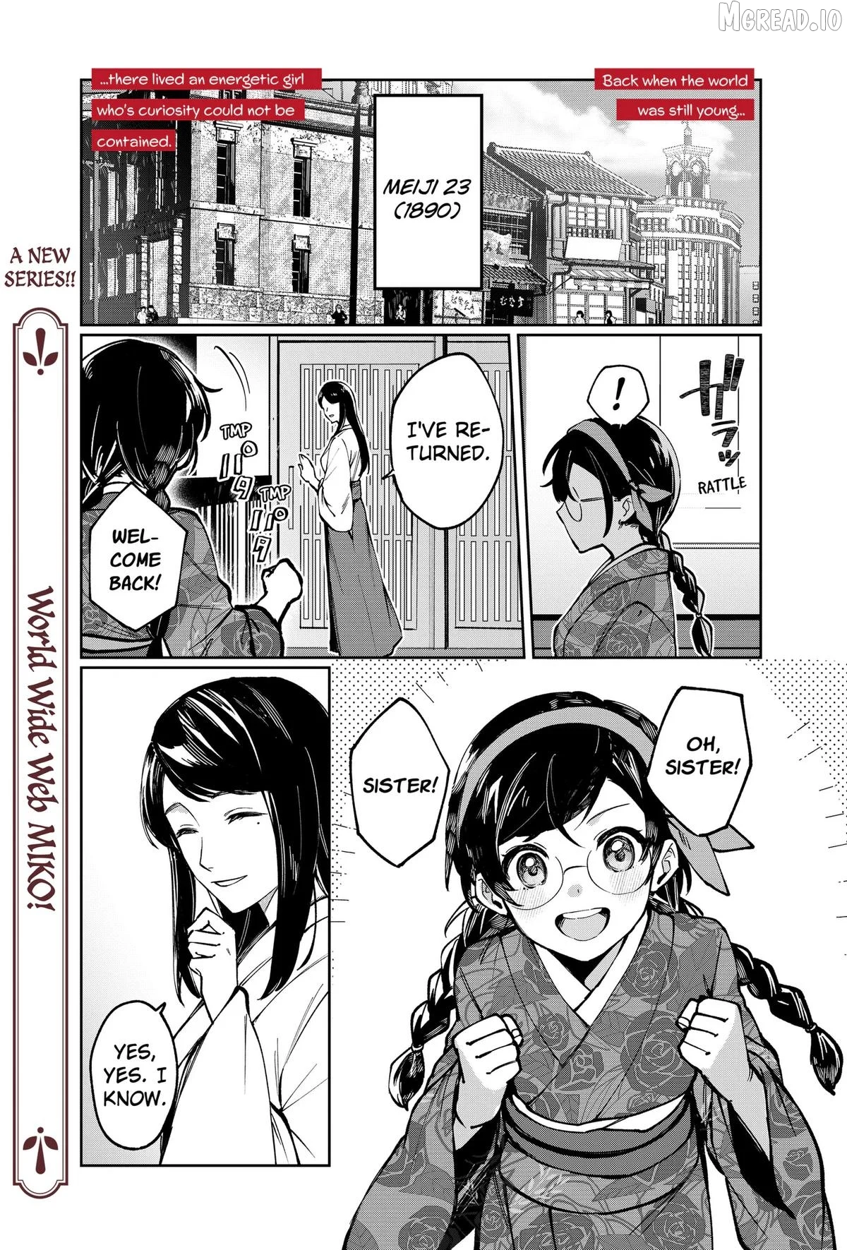 World Wide Web MIKO! Chapter 1 page 1