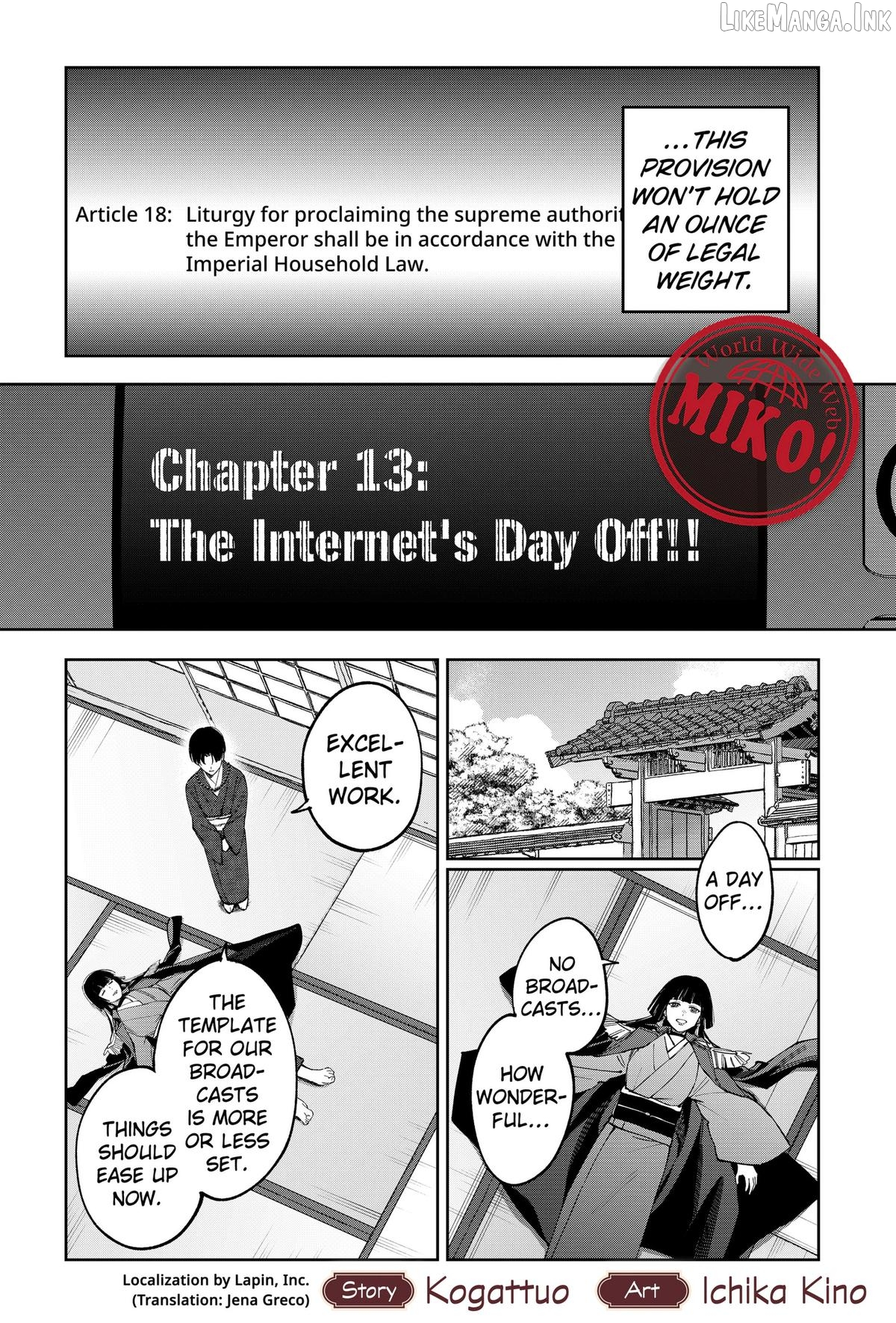 World Wide Web MIKO! Chapter 13 page 9