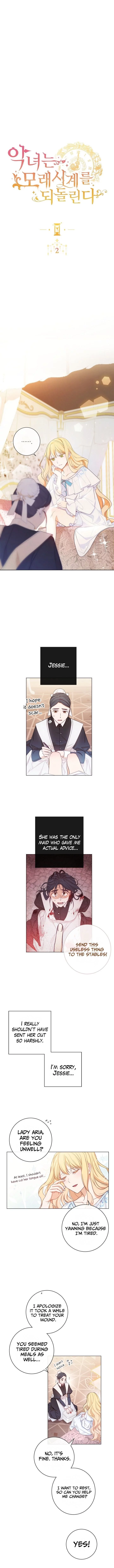 The Villainess Reverses The Hourglass Chapter 2 page 1
