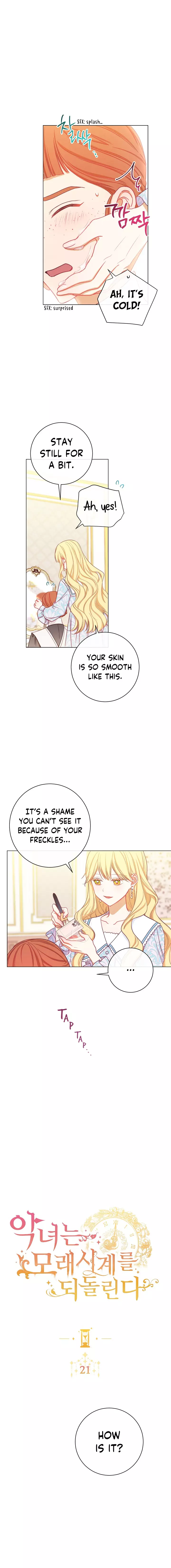 The Villainess Reverses The Hourglass Chapter 21 page 2