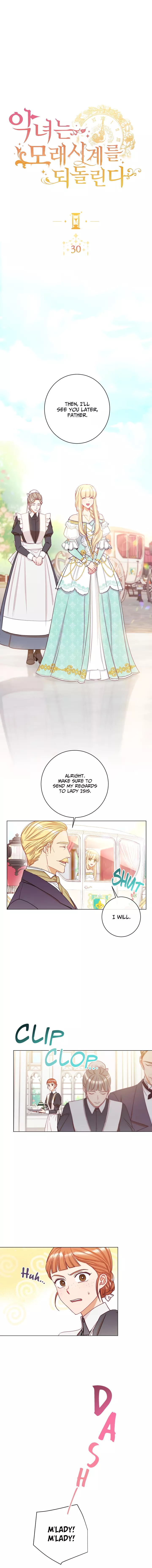 The Villainess Reverses The Hourglass Chapter 30 page 1