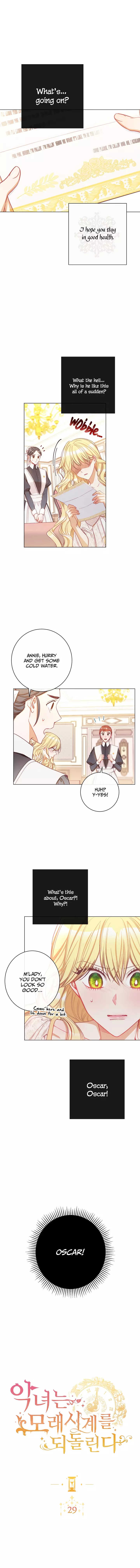 The Villainess Reverses The Hourglass Chapter 29 page 1
