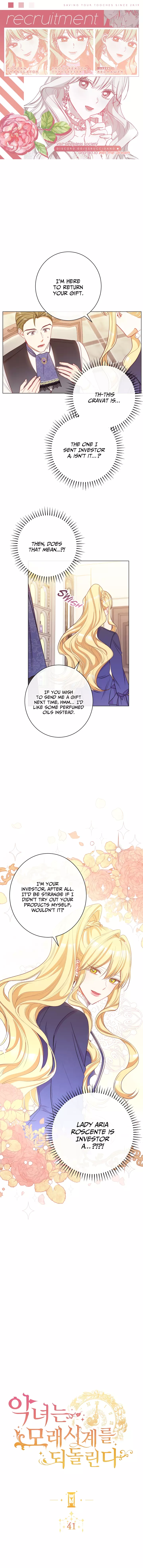 The Villainess Reverses The Hourglass Chapter 41 page 1