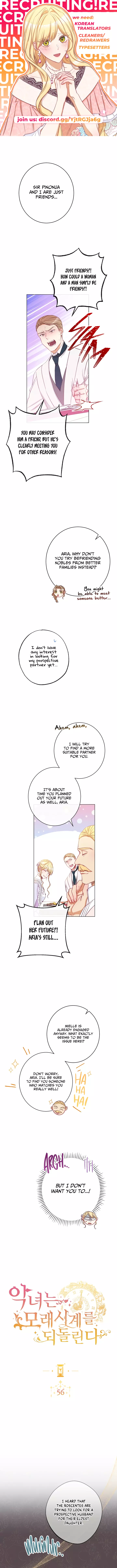 The Villainess Reverses The Hourglass Chapter 56 page 1