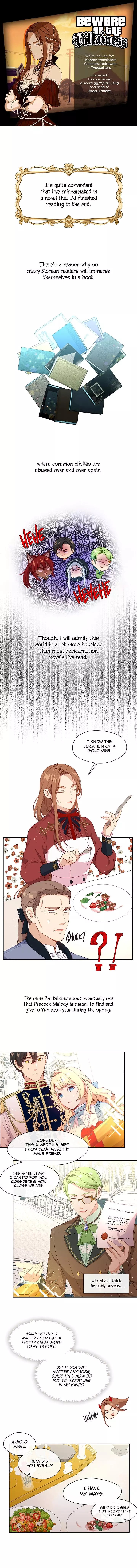 Beware of the Villainess! Chapter 60 page 1