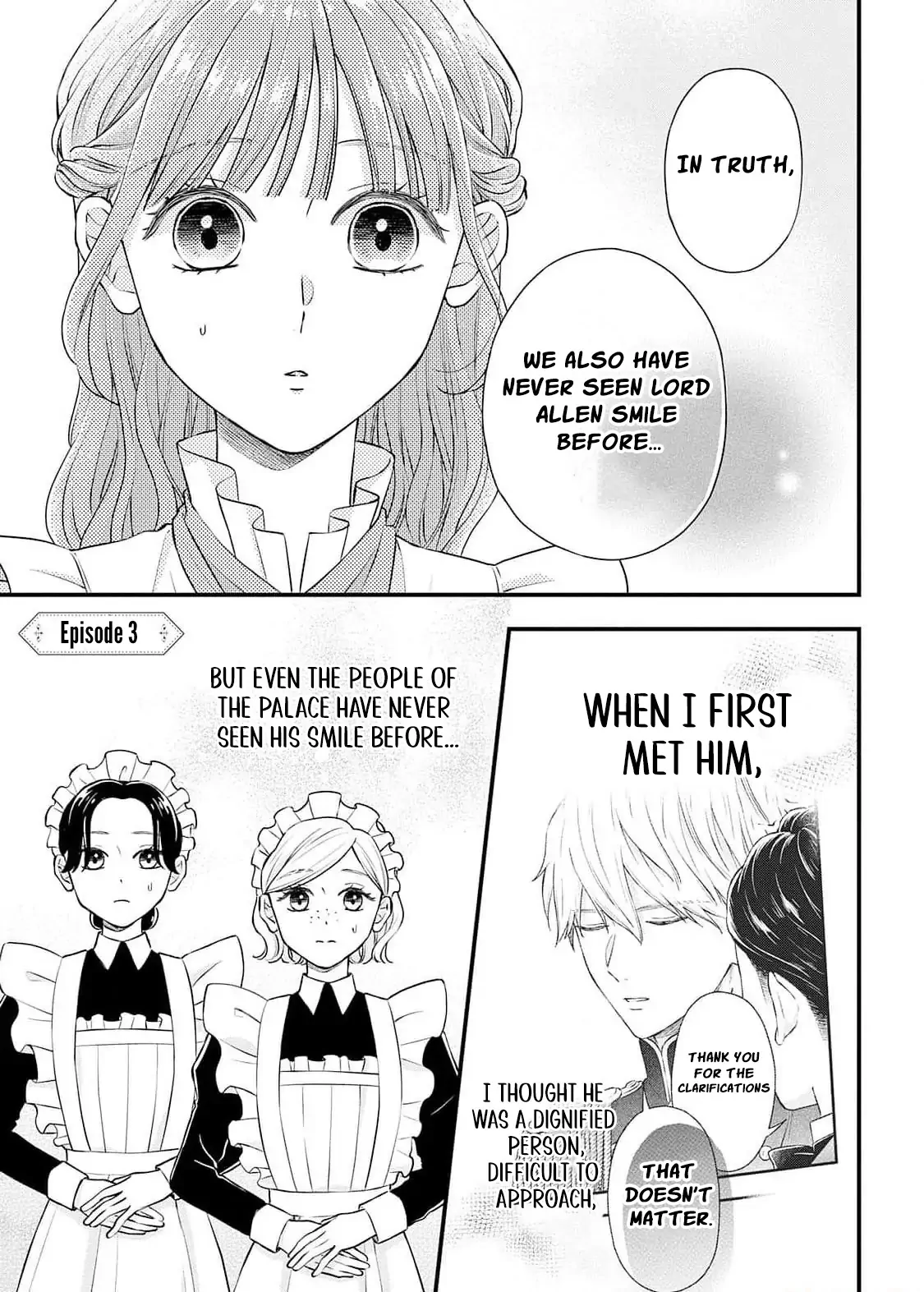 "Kuji" kara Hajimaru Konyaku Seikatsu ~Gensei naru Chuusen no Kekka, Warawanai Jiki Koushaku-sama no Konyakusha ni Tousen shimashita~ Chapter 3 page 3