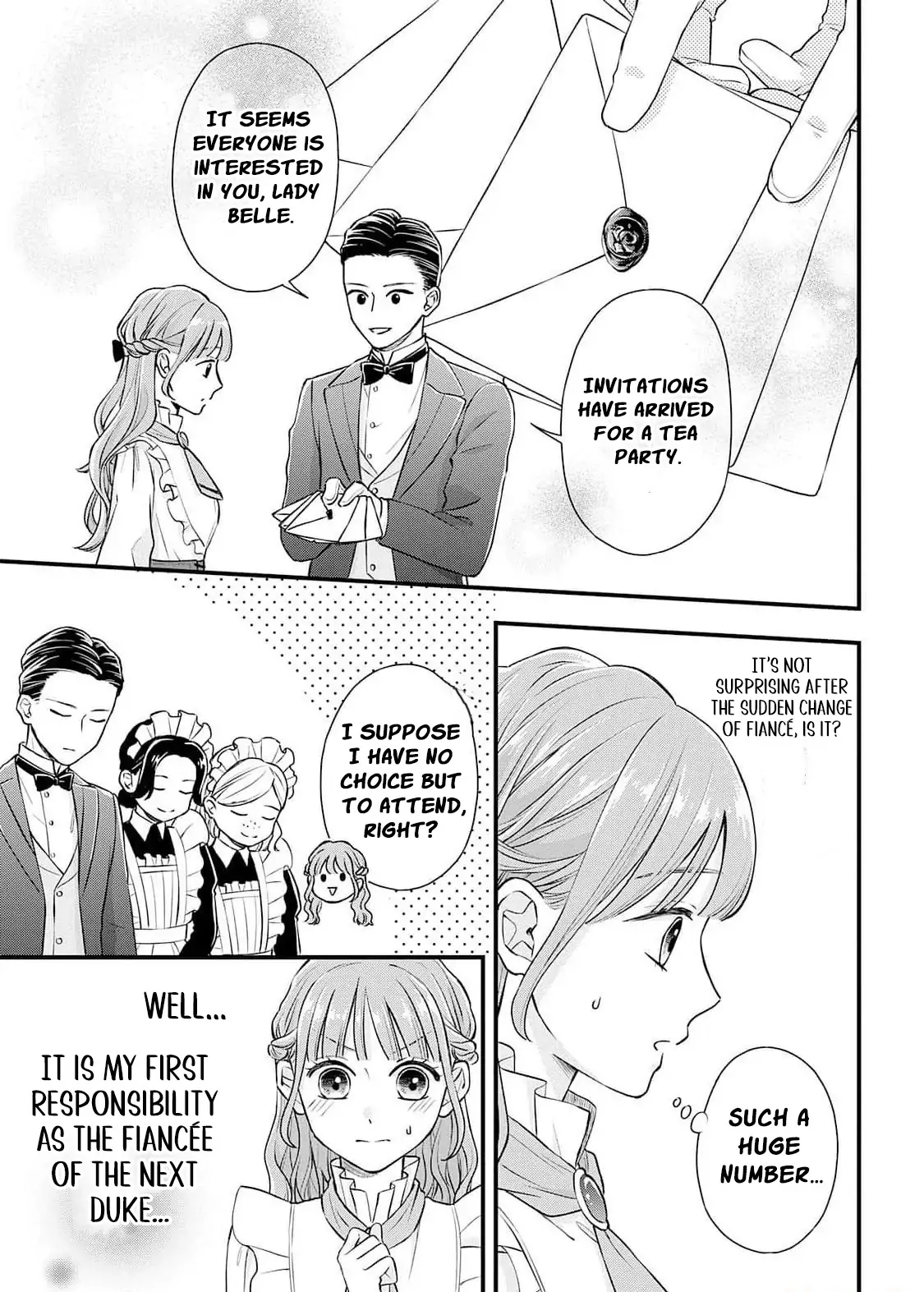 "Kuji" kara Hajimaru Konyaku Seikatsu ~Gensei naru Chuusen no Kekka, Warawanai Jiki Koushaku-sama no Konyakusha ni Tousen shimashita~ Chapter 3 page 5