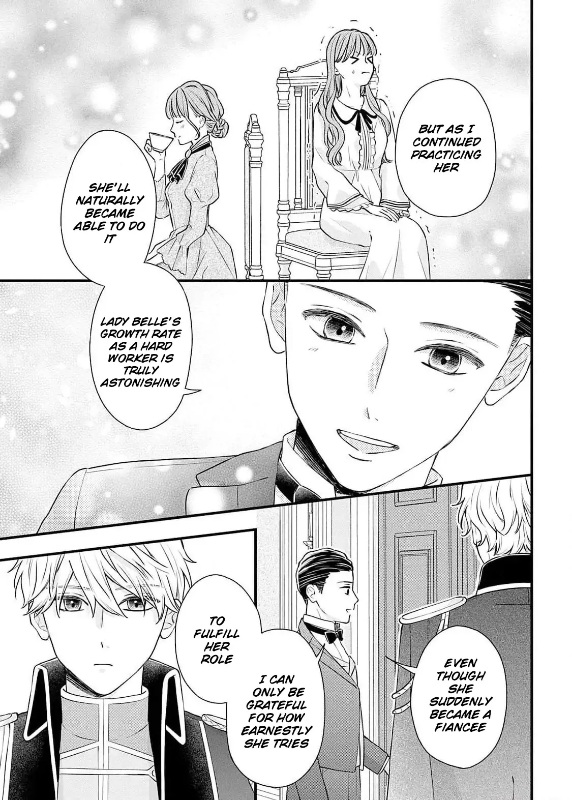 "Kuji" kara Hajimaru Konyaku Seikatsu ~Gensei naru Chuusen no Kekka, Warawanai Jiki Koushaku-sama no Konyakusha ni Tousen shimashita~ Chapter 4 page 9